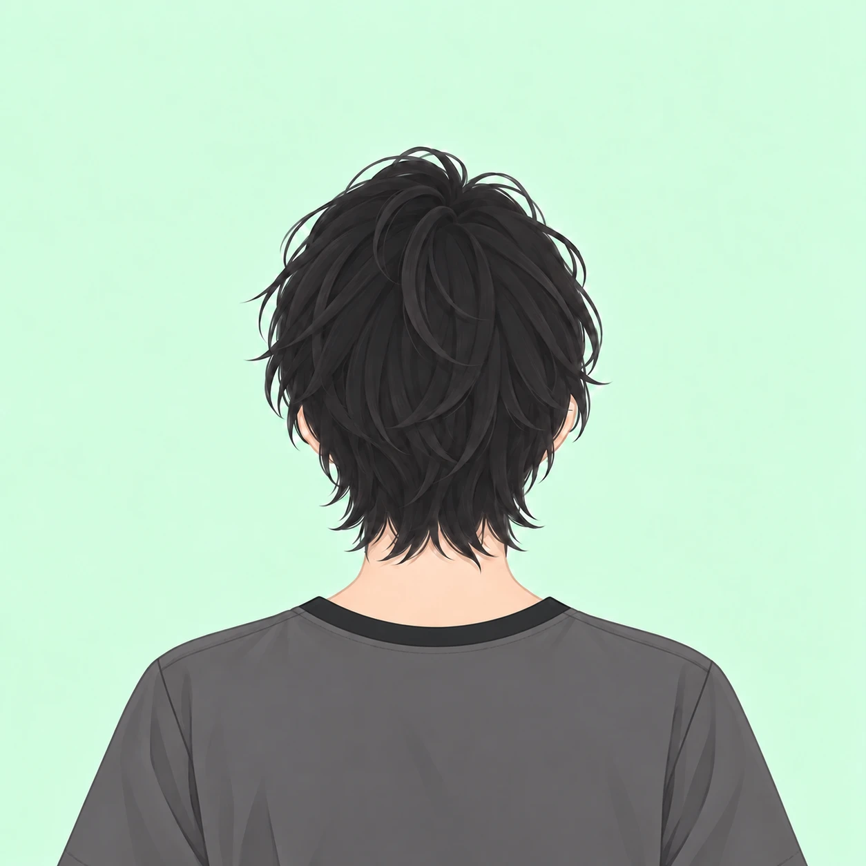 みなものアイコン(後ろ姿)